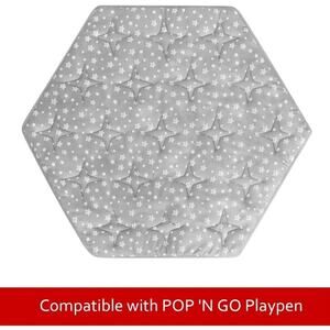 59" Hexagon Playpen Mattress Pad Fit For POP 'N GO Baby Playpen Soft Play Mat